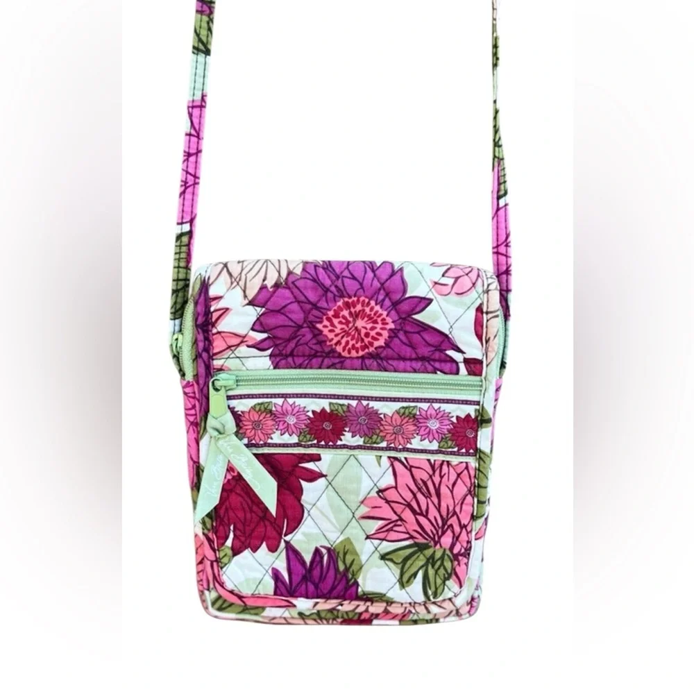 Vera Bradley Mini Hipster Crossbody Bag in Hello Dahlia! Pattern
